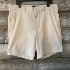 J. Crew Light Beige Flat-Front Performance Shorts